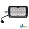 A & I Products Work Lamp, LED, Flood, Rectangle, Side Mount 0" x0" x0" A-WL1205 - alternate 2